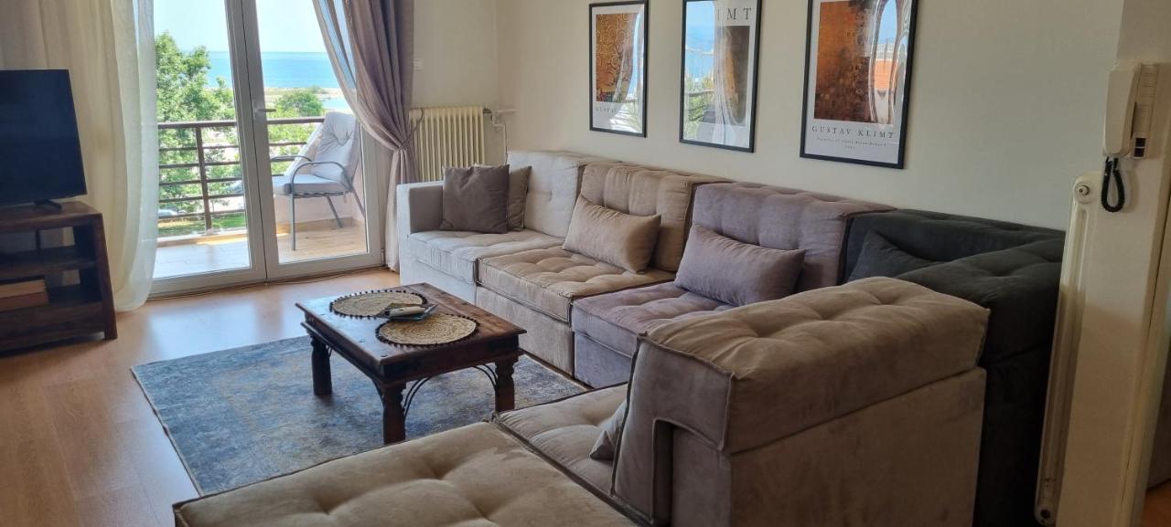 Amazing Sea View Apartment In The City Center! อเล็กซานโดรโพลิส ภายนอก รูปภาพ
